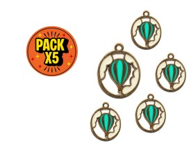 Dije Esmaltado Globo Aeroestático 